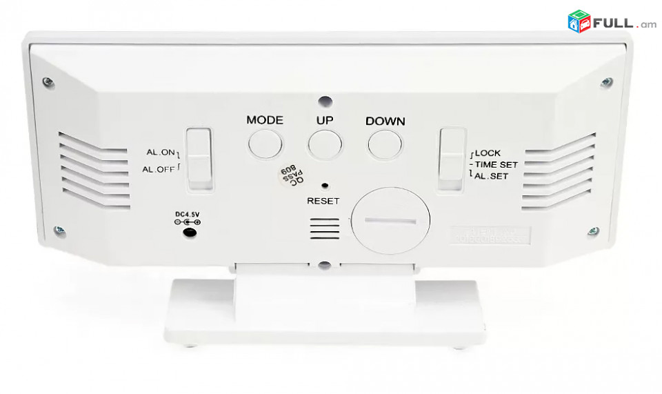 New Digital Alarm Clock LED Mirror Clock Multifunction Snooze Display Time Night Led Light Table Desktop