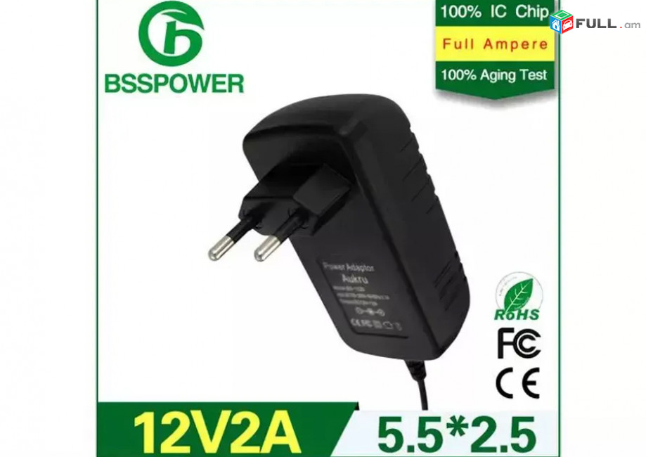 Original, 220V to 12V / 2A - 5.5x2.5mm Charger