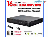 16 ալիք մինչև 4TB, HDMI output 1080P, Analog DVR - Model 6016HV