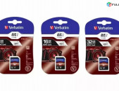 8GB, 16GB, 32GB, 64Gb, 128Gb SD Card for FullHD Video Original, Verbatim
