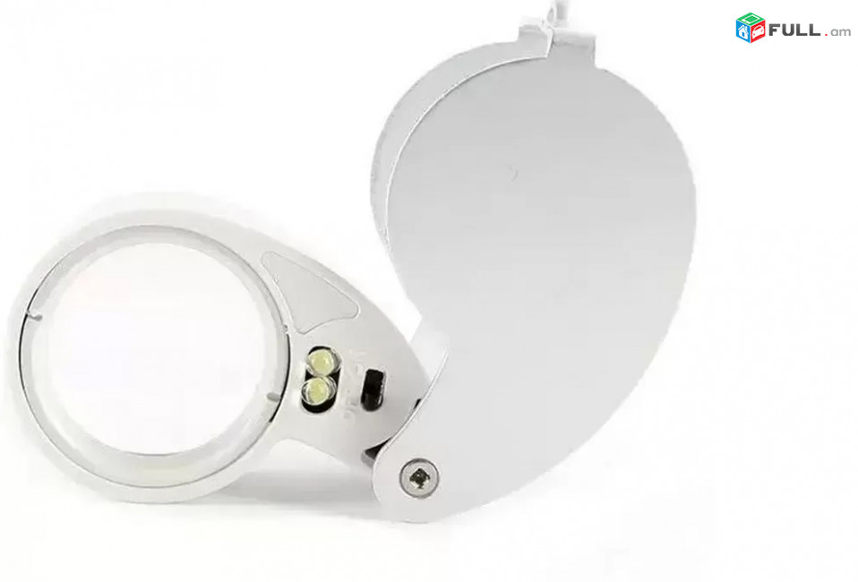 LED Light 40X/25мм Magnifier Microscope, Խոշորացույց, Лупа Ювелира