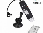 8 LED and 50-500X USB Microscope For PC With Stand - Model 1 ev Model 2