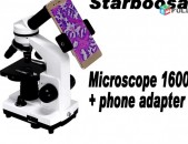 Starboosa 1600x Gitakan Մանրադիտակ Mикроскоп Microscope + Phone adapter