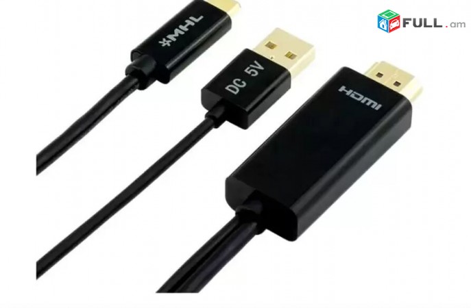 MHL USB 3.1 Type C to HDMI Cable Adapter for Phone to 1080P TV