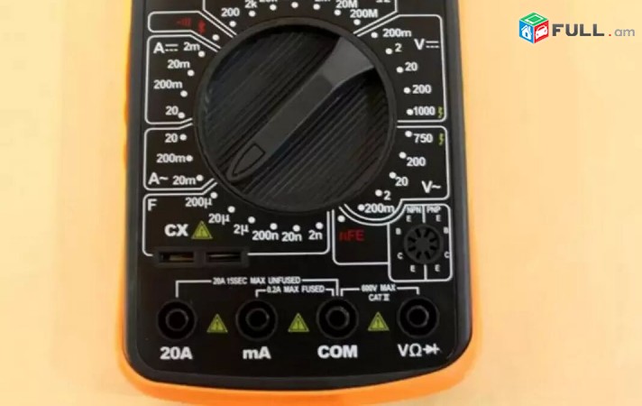 Tupov ev 9V Elementov, Digital Big Led Screen Multimeter DT-9205A, Tester