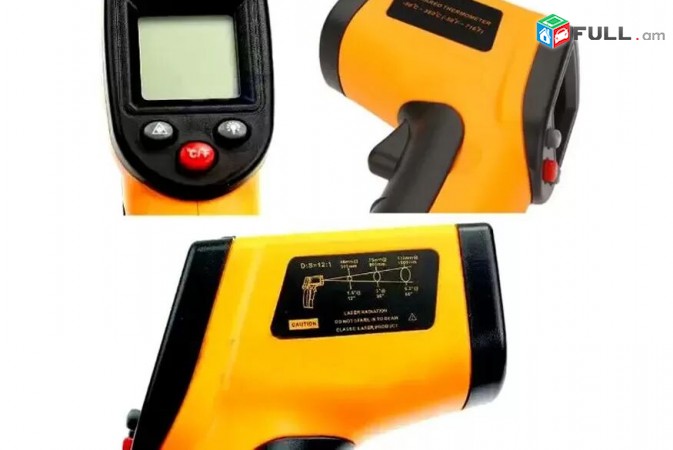 Jermachap Thermometer ջերմաչափ 50 + 380C Laser термометр