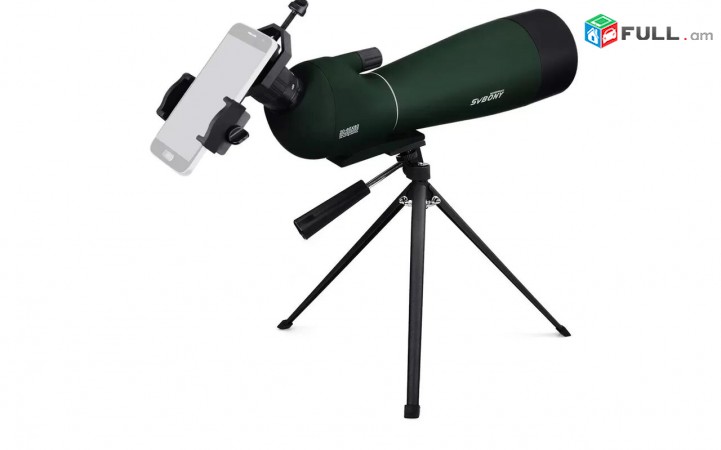 Heraditak Monokulyar Монокуляр Monocular 20-60x80 + Shtativ + Phone Adapter