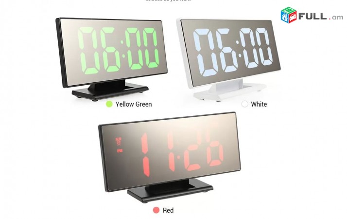 18.4cm x 9.5cm Big LCD Clock 3 Tarber Guyneri Jamacuyc + Jermachap - Akcia