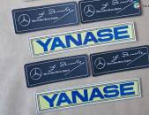 YANASE JAPAN Mercedes-Benz Ճապոնական մեքենաների լոգո YANASE LOGO original