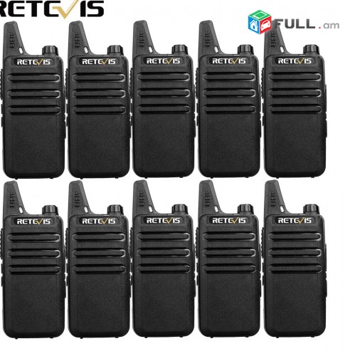 10 hat Retevis RT22 (RT622) modeli racia - zexchvac gin - original