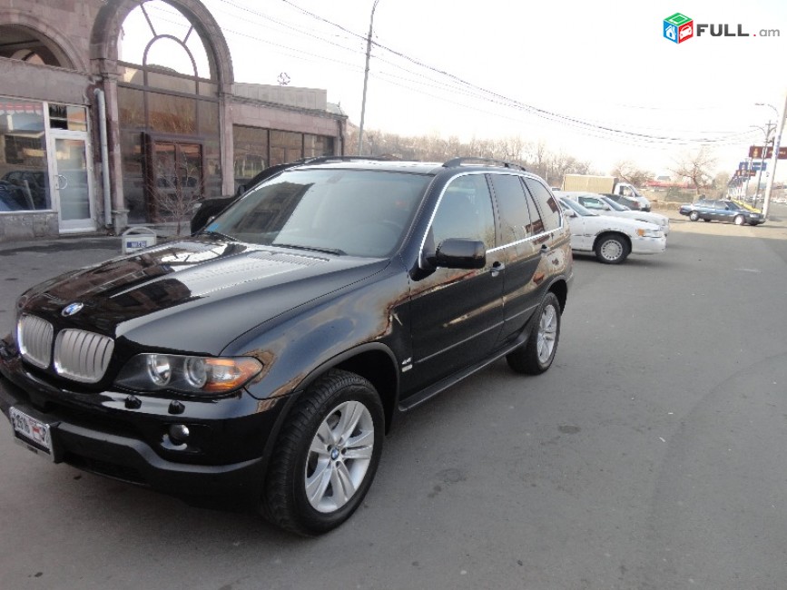 BMW -     X5 , 2005թ.անթերի փափուկ մեքենա,գազ 2,4բալոն