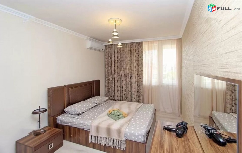 Օրավարձով 3 սենյականոց բնակարան Ե. Կողբացու փողոցում