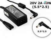 Smart labs: notebooki zaryadchnik charger адаптеры Lenovo 20v 2a (5.5x2.5mm) ORIGINAL