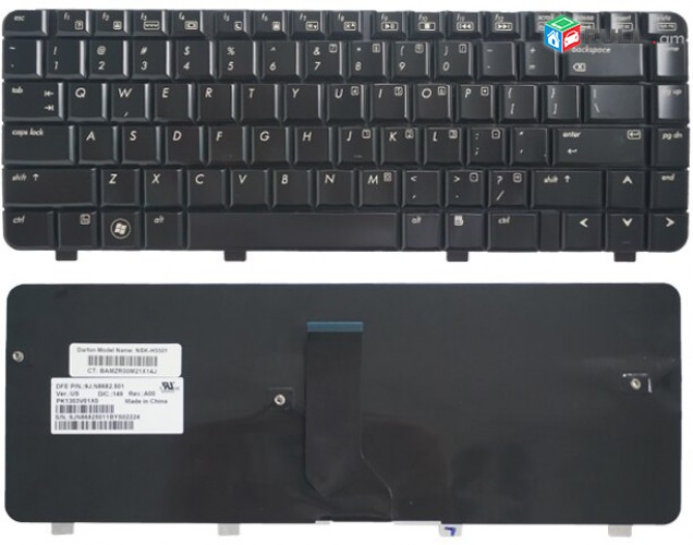 SMART LABS: keyboard клавиатура HP dv4-1000 DV4-2000 նոր և oգտագործված