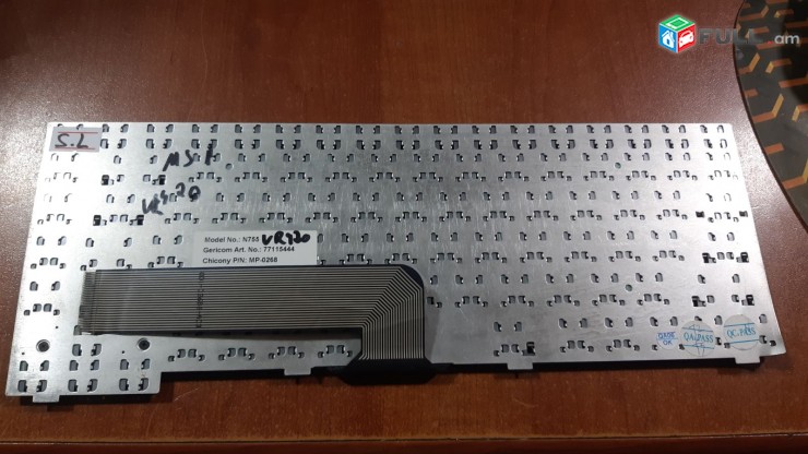 SMART LABS: Keyboard клавиатура MSI MEGABOOK VR420