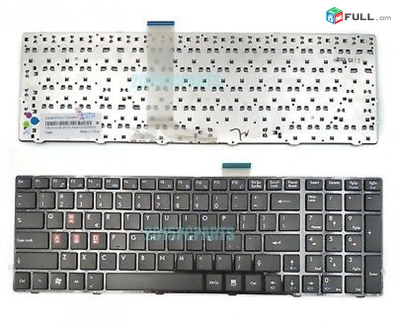 SMART LABS: Keyboard клавиатура MSI GT660 A6200 S6000 CR630