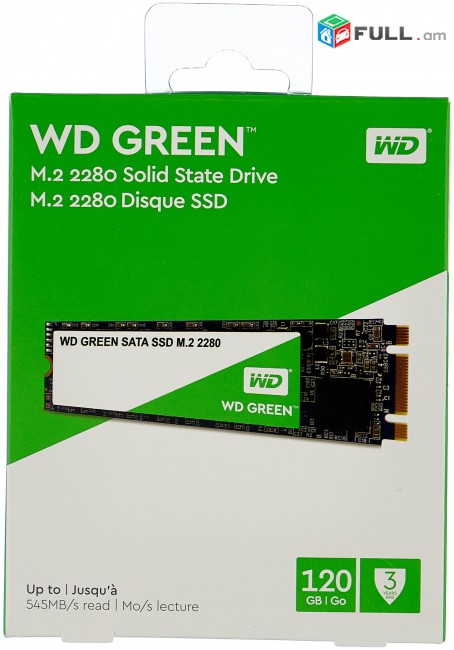 Smart labs: 120 Gb WD Green Sata Ssd M. 2 2280