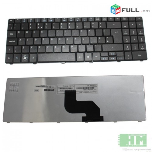 3ամիս երաշխիք +Առաքում Hi Electronics; Keyboard stexnashar клавиатур Acer 5732 5516 5517 5532