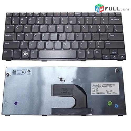 3ամիս երաշխիք +Առաքում Hi Electronics; Keyboard Клавиатура Stexnashar Dell Inspiron mini 1012 1018