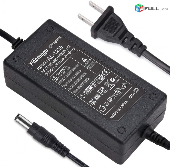 Hi Electronics Блок питания charger zaryadchnik adapter 12V 3A