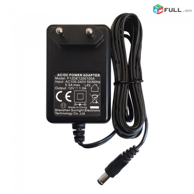 Hi Electronics; Блок питания charger zaryadchnik adapter 12V 1A