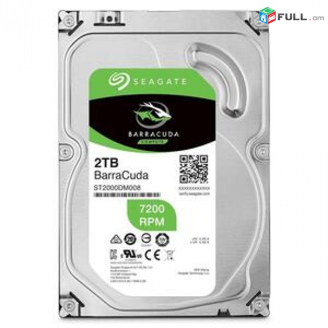 Hi Electronics Hamakargichi vinchestr жесткий диск SEAGATE BARRACUDA 2TB HDD նոր + Ա