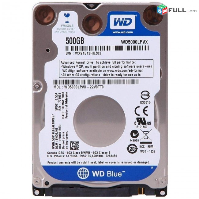 Hi Electronics Notebooki hdd жесткий диск 750GB vinch ogt