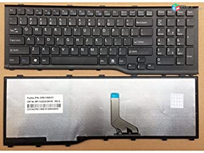 3ամիս երաշխիք +Առաքում Hi Electronics; Keyboard клавиатура stexnashar FUJITSU AH532