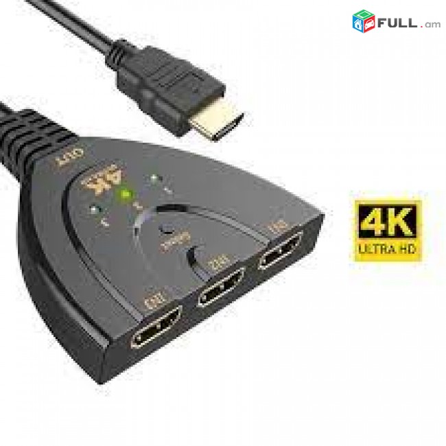 Hi Electronics; Adapter Mini HDMI 4K Switch HDMI Switch Adapter, Նոր
