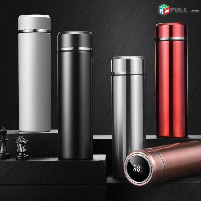 Hi Electronics; Smart thermos ջերմաստիճանի ցուցիչով termos displeyov 480ml