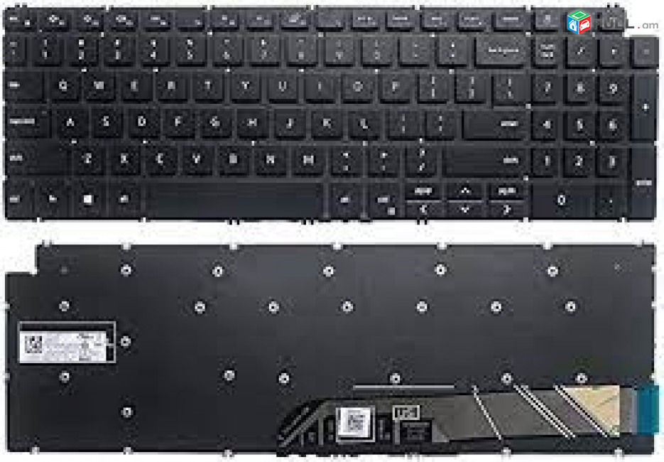 3ամիս երաշխիք +Առաքում Keyboard Dell 5584 5590 5593 5594 5598  клавиатура 