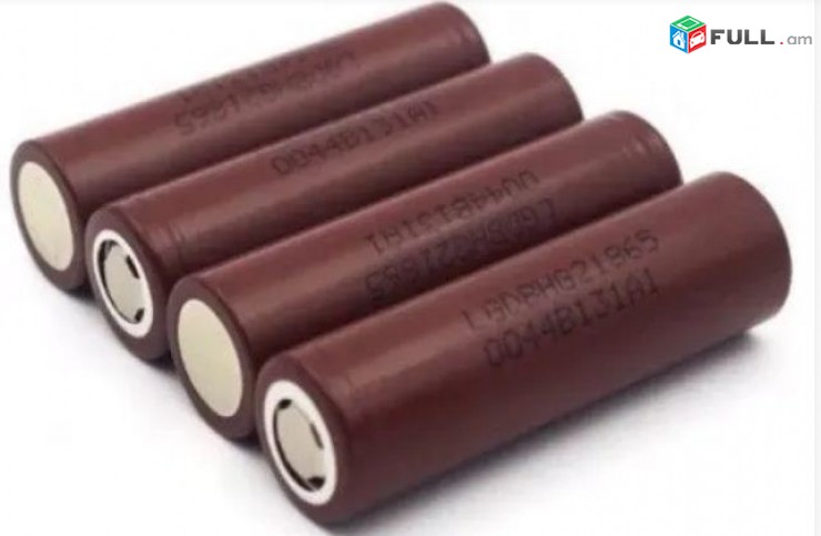 Original 18650 martkocner 3.6v 3.7v 2A 2.2A battery qanakutyan depqum matcheli