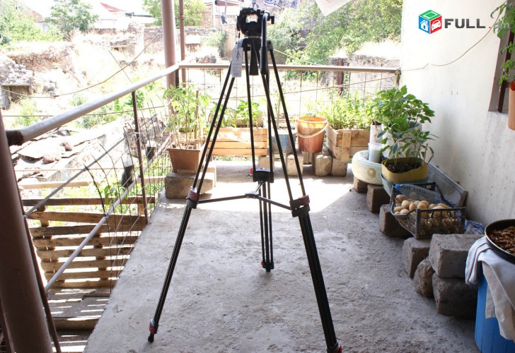 Miliboo MTT602A Professional Portable Aluminum Fluid Head Camera Tripod for Camcorder/DSLR Stand Video. Barcruotun90-190cm.