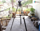 Miliboo MTT602A Professional Portable Aluminum Fluid Head Camera Tripod for Camcorder/DSLR Stand Video. Barcruotun90-190cm.