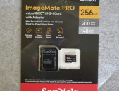 Sandisk ImageMate Pro 256gb Micro SDXC Up to 200MB/s - SDSQXBD-256G-Aw6ka 4K Videos Made in USA