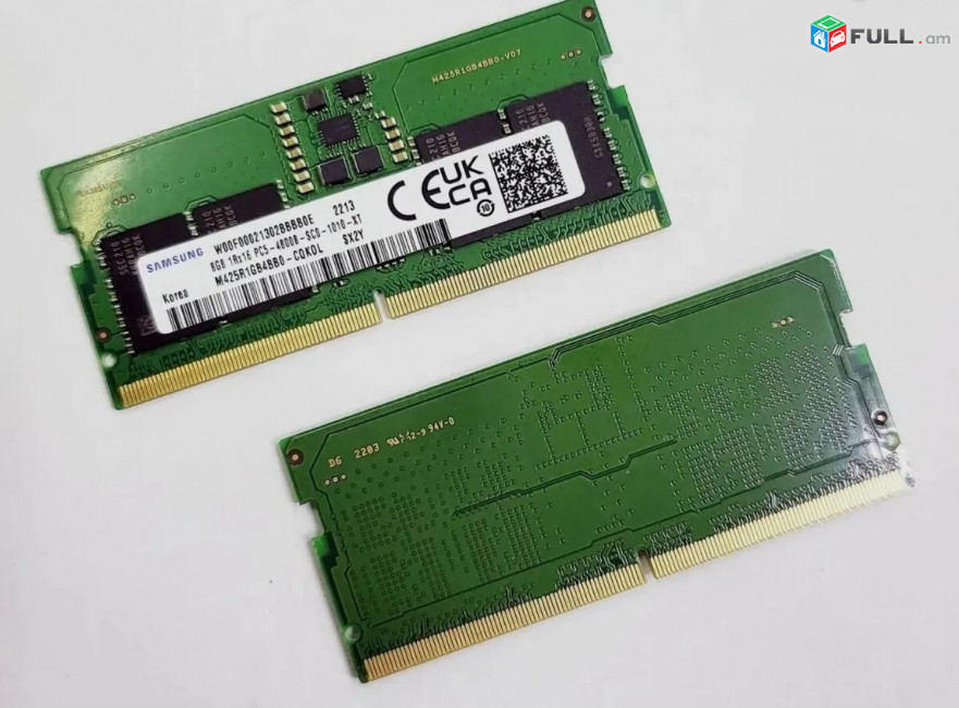 Ram DDR5 8GB 4800MHz Samsung 8Gb 1Rx16 PC5-4800B PC5 SODIMM Laptop RAM PC5-38400 CL40 1Rx16 1.1V