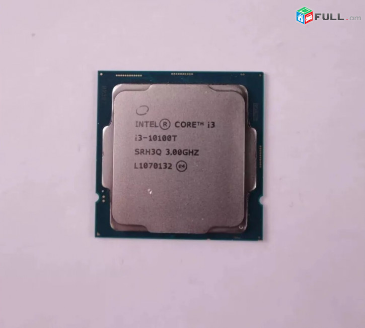 CPU /պրոցեսոր / Intel Core i3-10100 T 6MB кэш-памяти, частота 3,0GHz -3.8GHz 14nm 35Wt Intel UHD Graphics 630