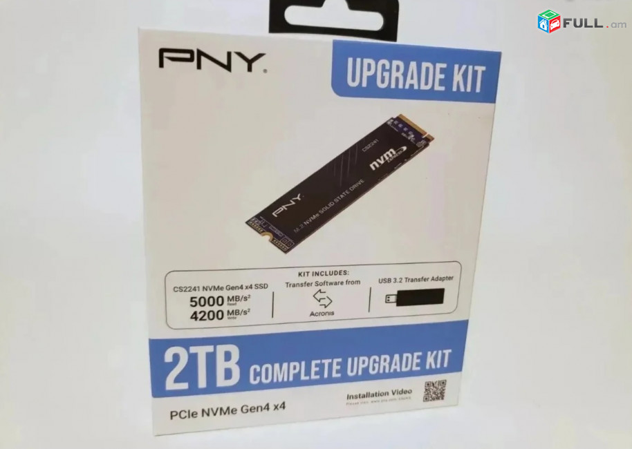 PNY CS2241 2TB NVMe SSD Gen4x4 M.2 5000MB/s 4200MB/s New 2048GB Made in Taiwan