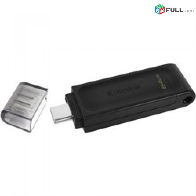 USB Flesh TYPE-C Kingston / USB-накопитель DataTraveler 70, 128 ГБ (DT70/128GB) nor e pak tupum