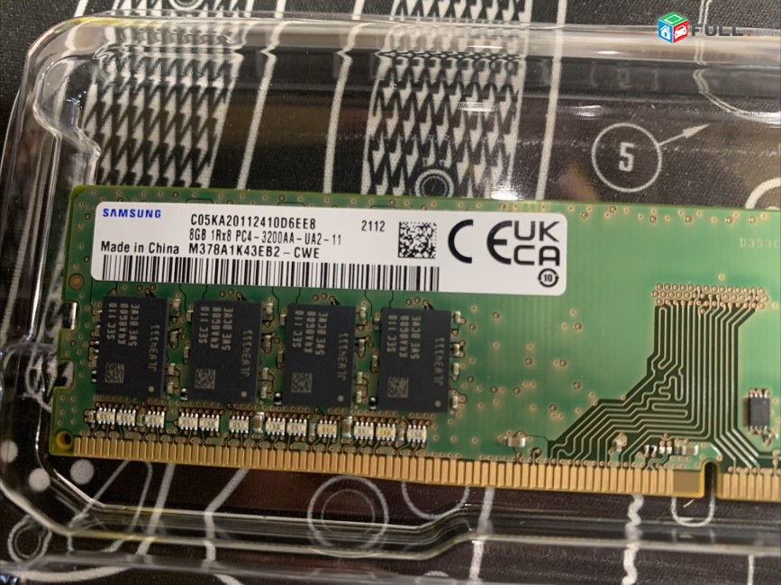 RAM 16Gb ddr4 2400 MHZ Samsung Original 8GB * 2 hat Samsung 16GB Total RAM (2 8GB ddr4 2400)