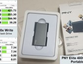 Portable external SSD PNY Elite 480GB usb 3.1 small size works very fast new the pack is not open the whole