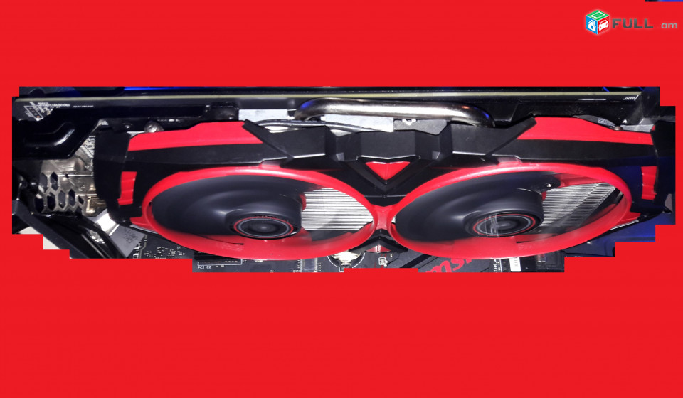 Radeon RX 580 ARMOR MK2 8G OC rx580 8gb video card ddr5 micron 8192mb 8 pin red black Parts Computers Electronics Full.am