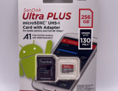 Original New SanDisk - Ultra Plus 256GB microSDXC UHS-I Memory Card