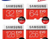 Samsung EVO + 32, 64, 128 GB micro SD