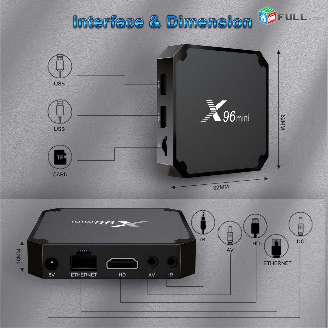 X96 Mini TV Box Android 11 2 GB 16GB
