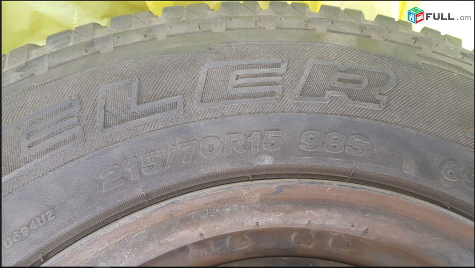Nissan X-Trail անիվ, համասեզոնային անվադող Bridgestone, 215/70 R15