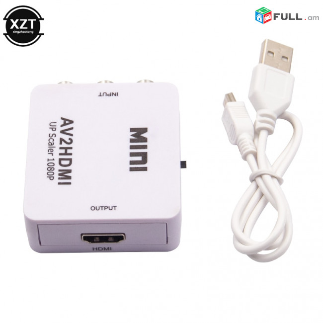 Mini AV to HDMI Converter