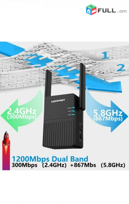 COMFAST 1200 Мбит Беспроводной WI-FI Маршрутизатор Ретранслятор Wi-Fi