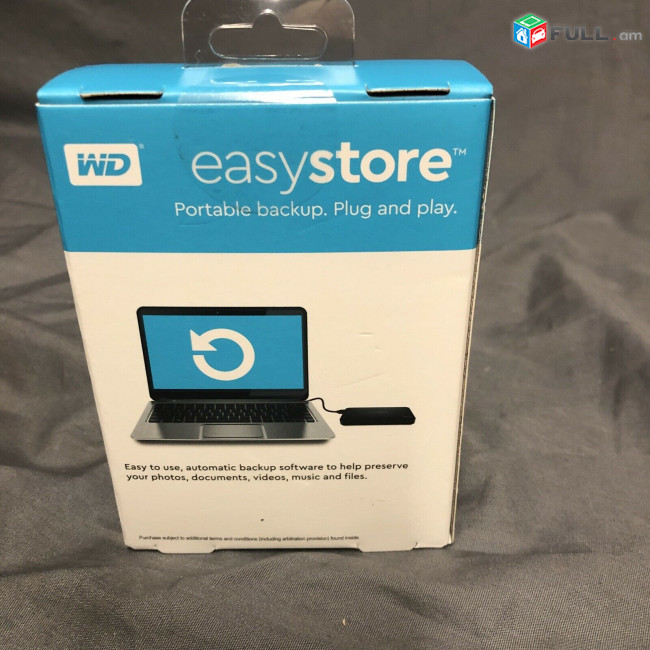 NEW WD WDBAJP0050BBK-WESN Easystore 5TB External USB 3.0 Portable Hard Drive - Black