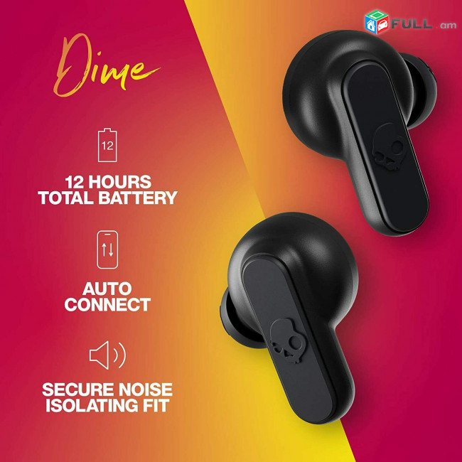 Skullcandy DIME XT True Wireless Earbuds - True Black